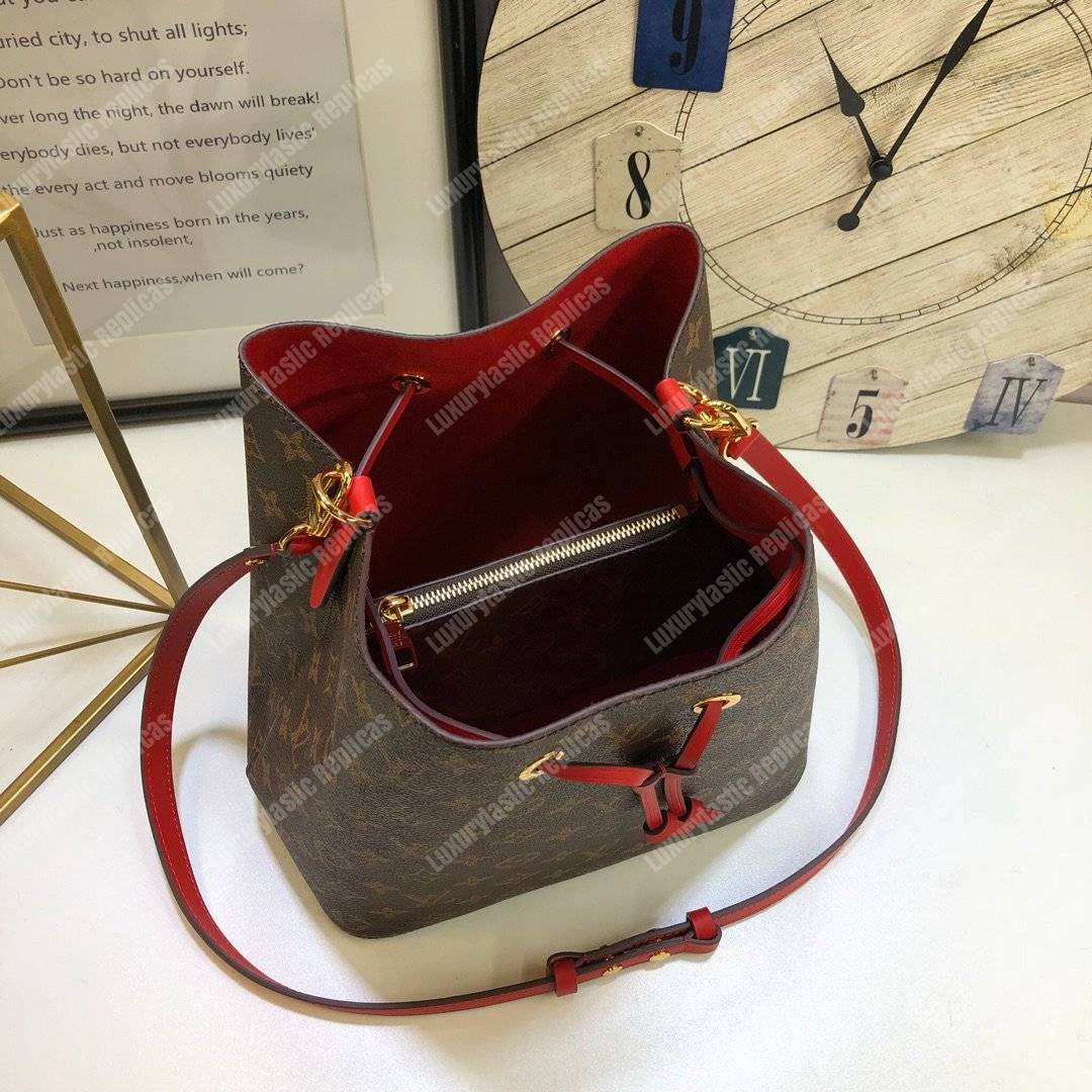 LV NéoNoé Bag Monogram Coquelicot