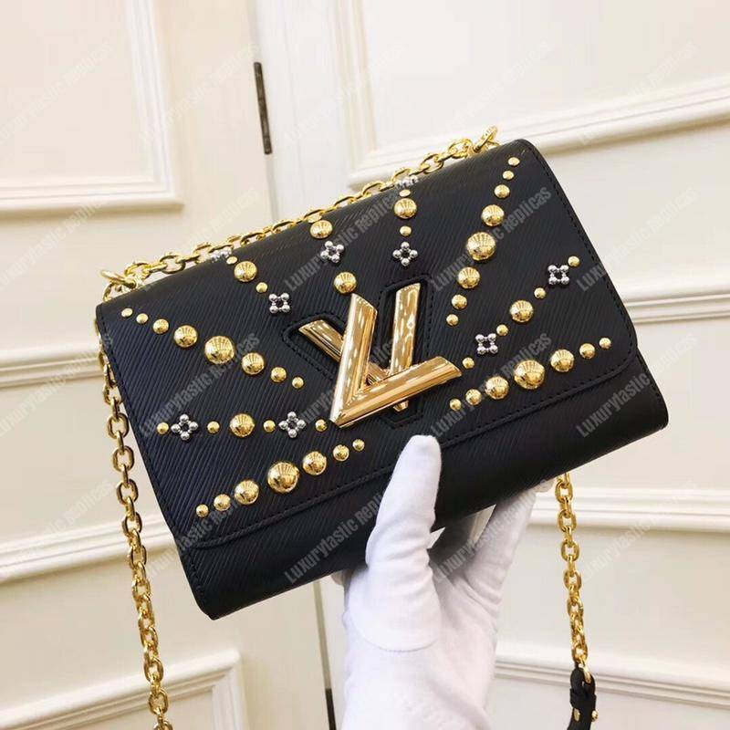 LV Twist MM Epi Leather Sunburst Noir