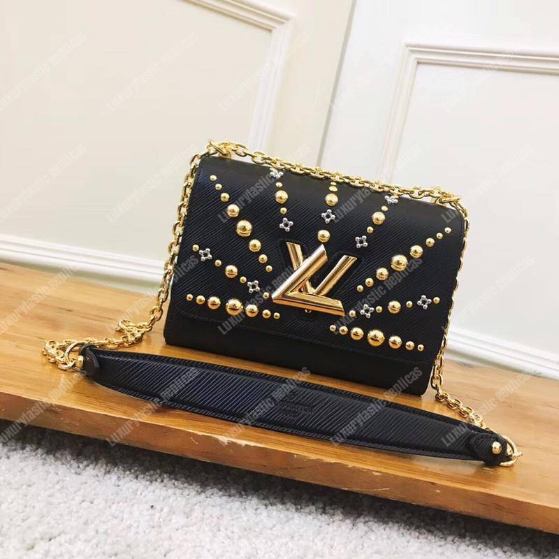 LV Twist MM Epi Leather Sunburst Noir