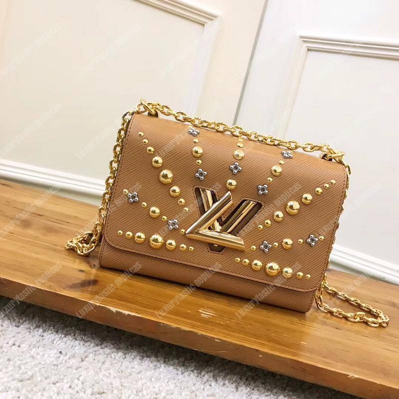 LV Twist MM Epi Leather Sunburst Canelle
