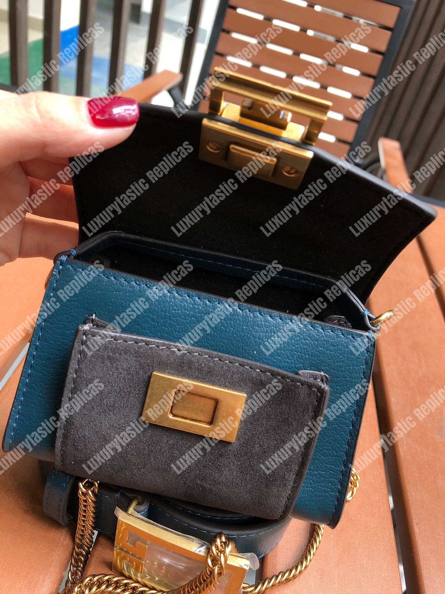Givenchy GV3 Nano Leather Belt Bag Green