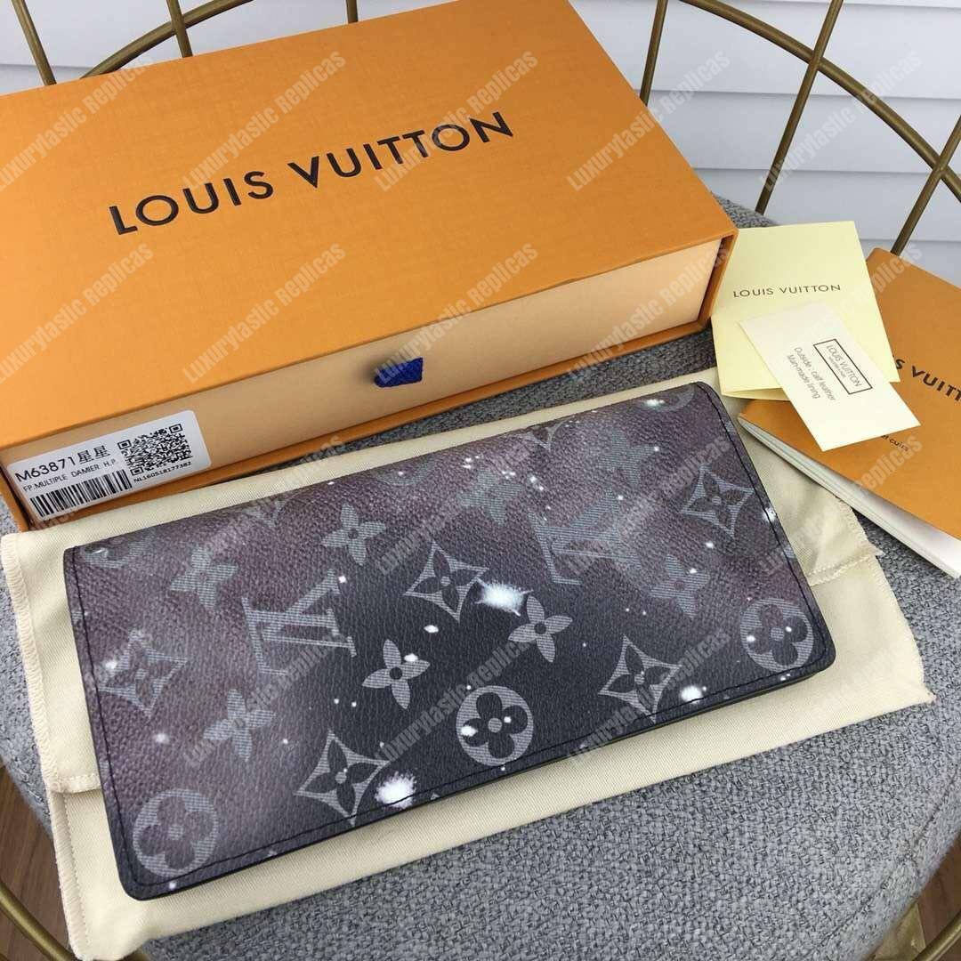 LV Spring-Summer 2019 Brazza Wallet Monogram Galaxy