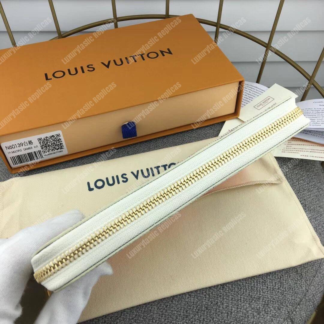 LV Zippy Wallet Damier Azure Bird Print