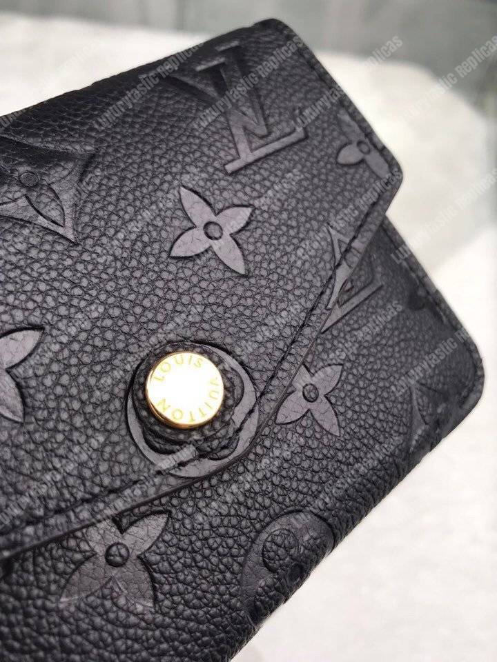 LV Key Pouch Monogram Empreinte Noir