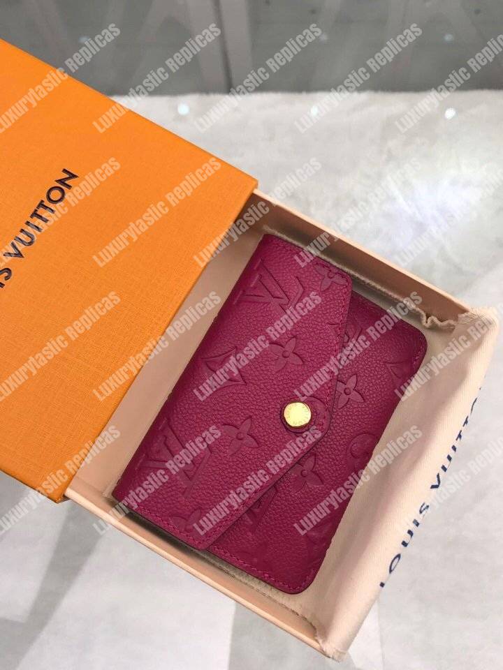 LV Key Pouch Monogram Empreinte Aurore