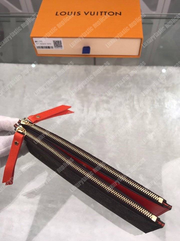 LV Adele Wallet Monogram Canvas Orange