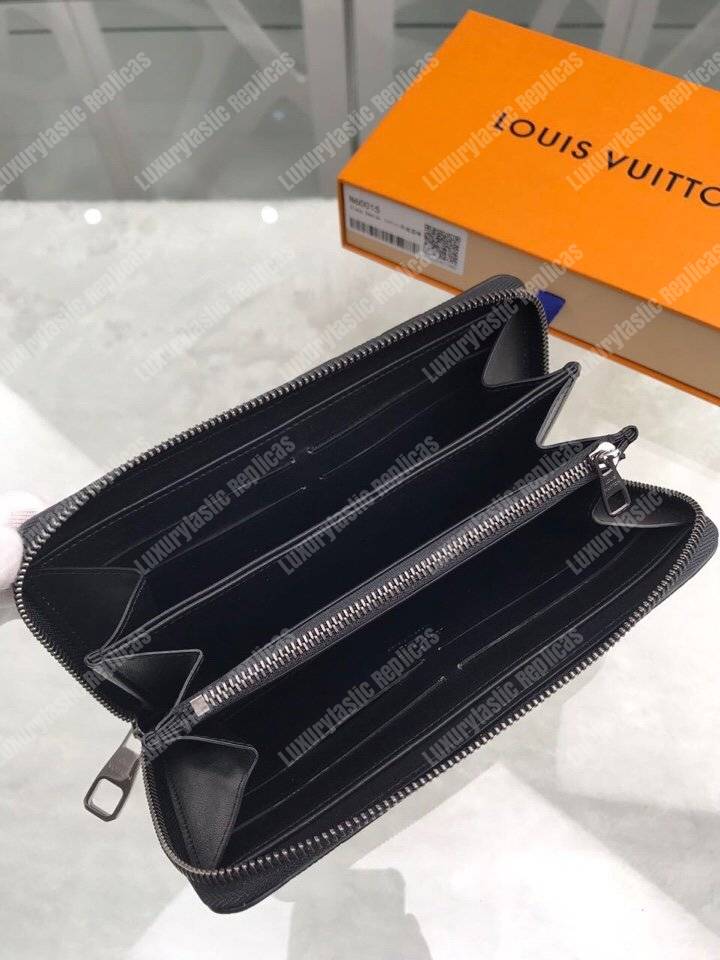LV Zippy Wallet Damier Infini Leather Onyx