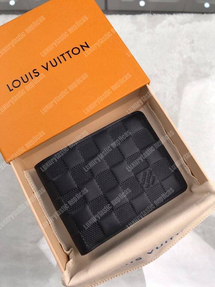 LV Multiple Wallet Damier Infini Leather Onyx
