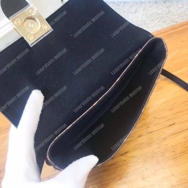 LV Locky BB Monogram Canvas Noir
