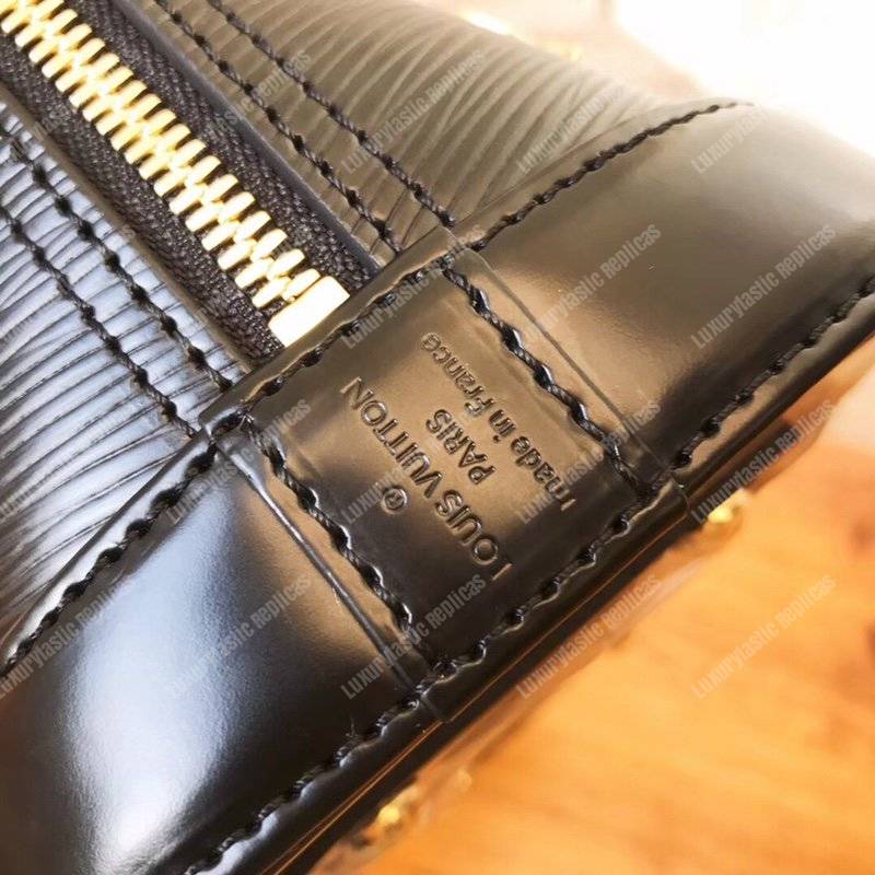 LV Alma BB Epi Leather Love Lock Edition Black