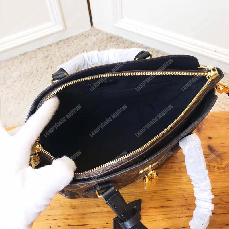 LV Flower Zipped Tote Pm Monogram canvas Noir
