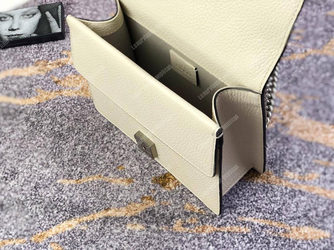 G*u*i dionysus leather mini bag white