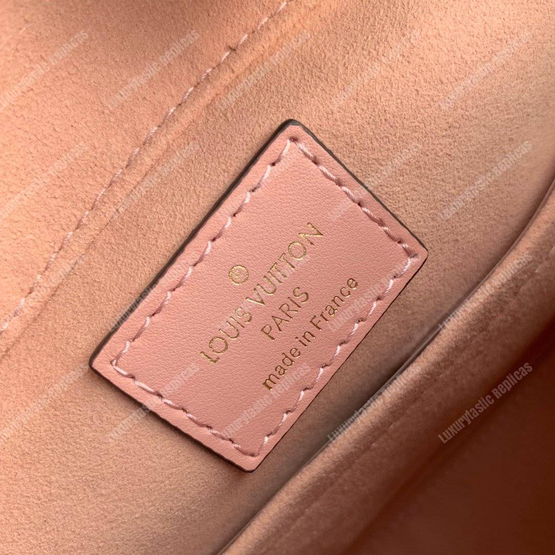 LV Saintonge Handbag Damier Azur Eau de Rose Pink