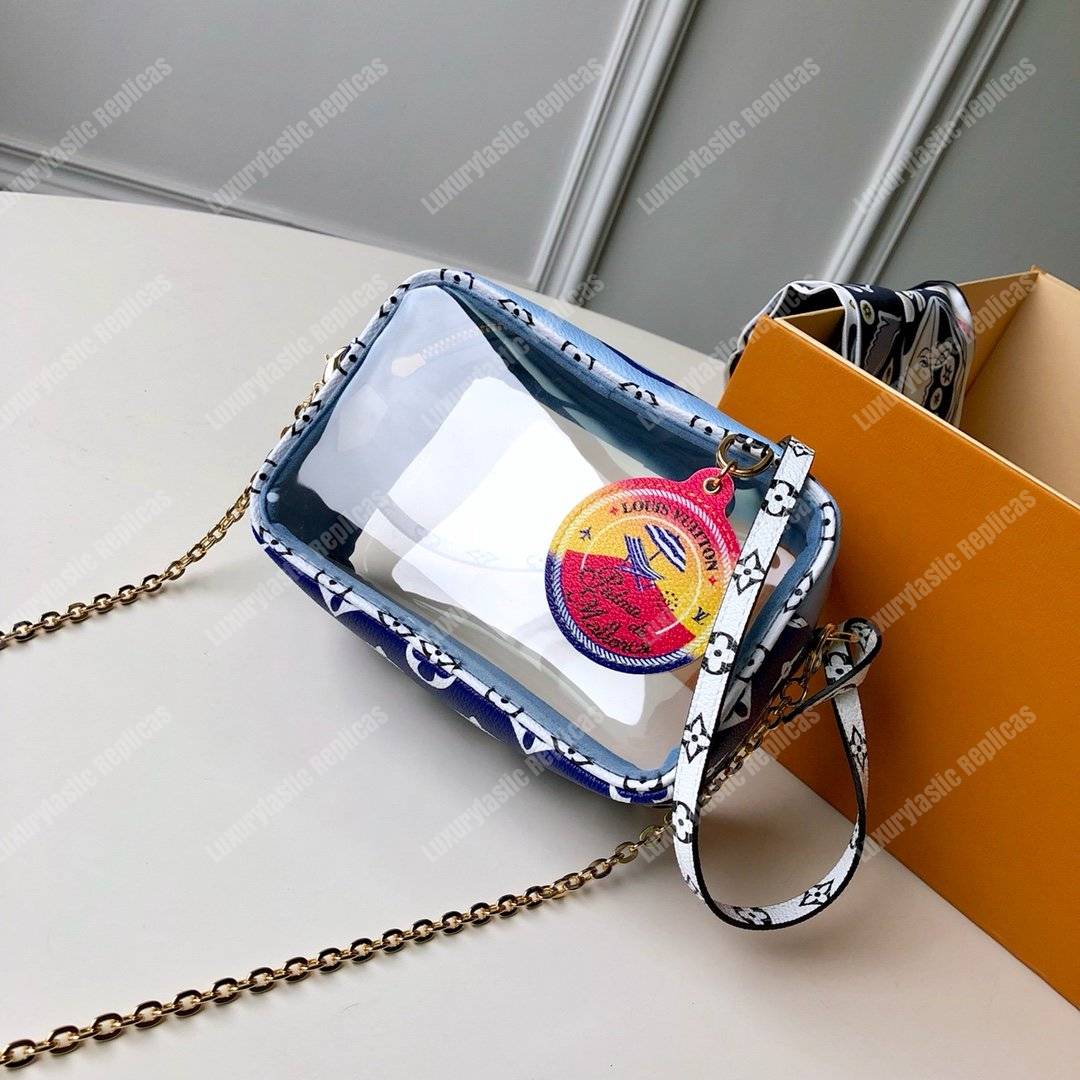 LV Beach Pouch Monogram Summer 2019 Blue