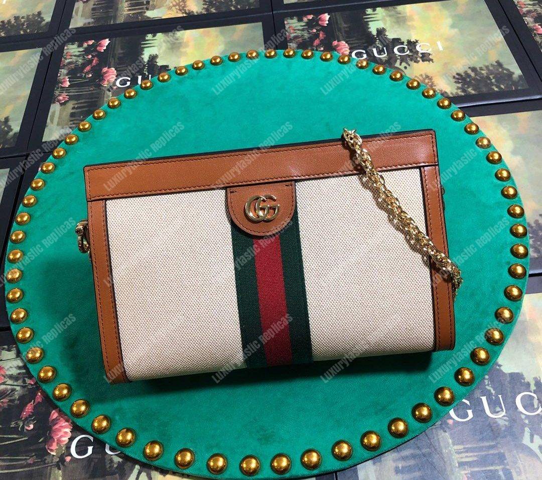 G*u*i ophidia vintage canvas small shoulder bag