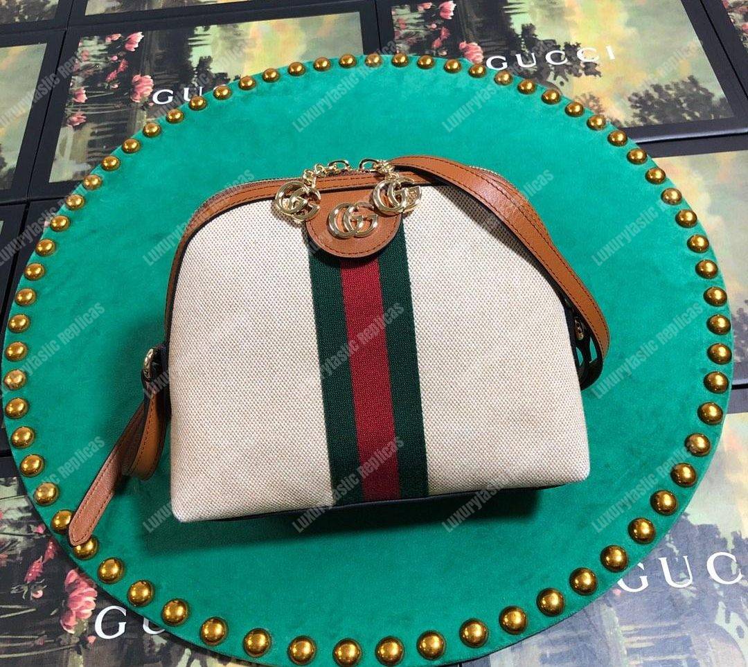 G*u*i ophidia vintage canvas small shoulder bag