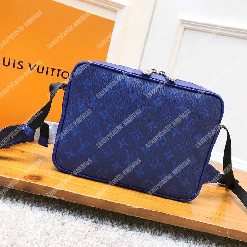 LV Outdoor Messenger K45 Taiga Monogram Cobalt