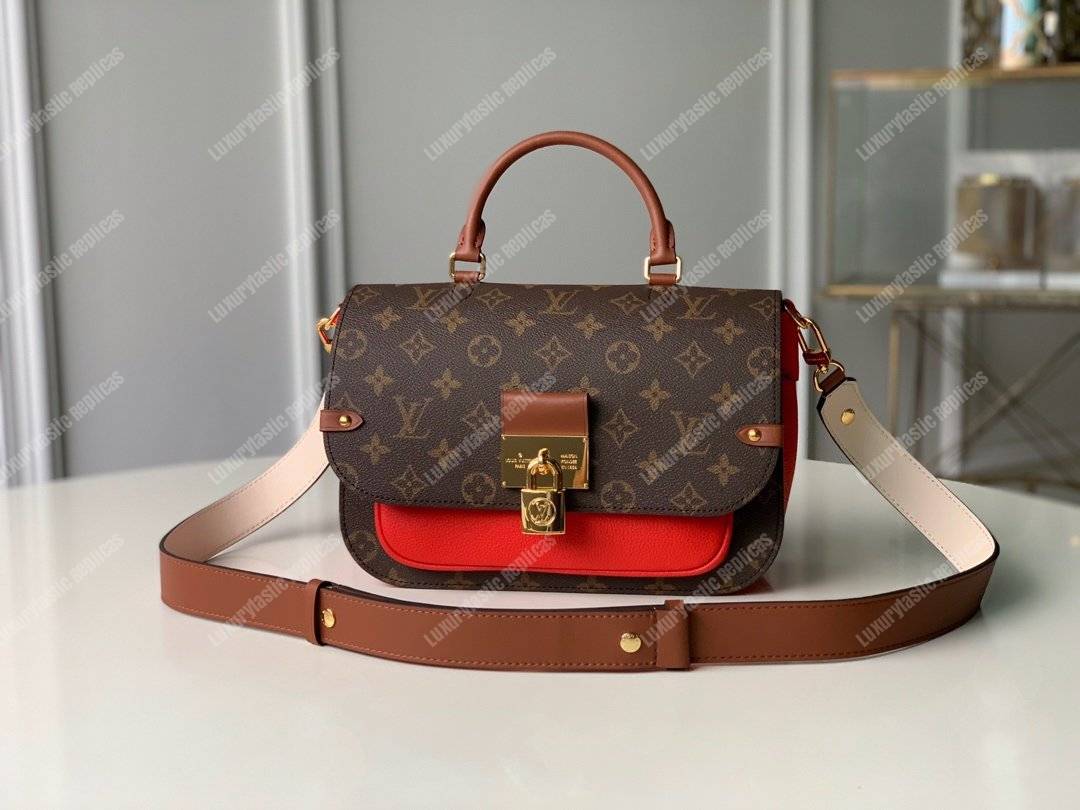 LV Vaugirard Monogram Creme Coquelicot