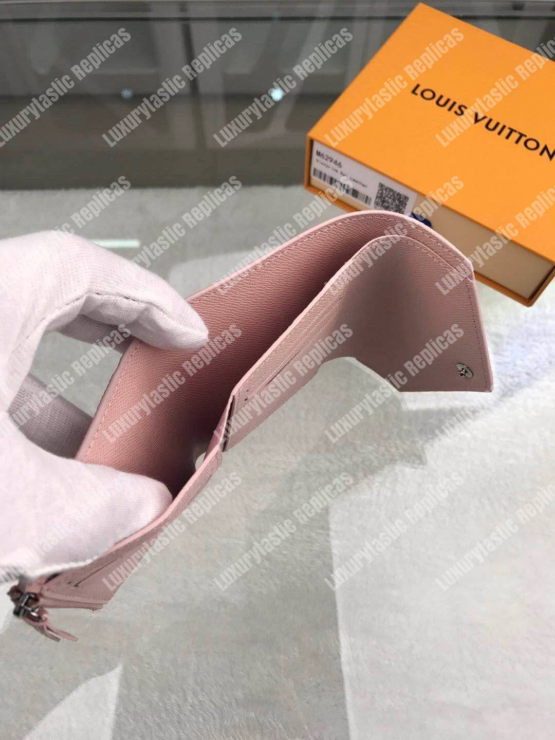 LV Victorine Wallet Epi Leather Rose Ballerine Pink