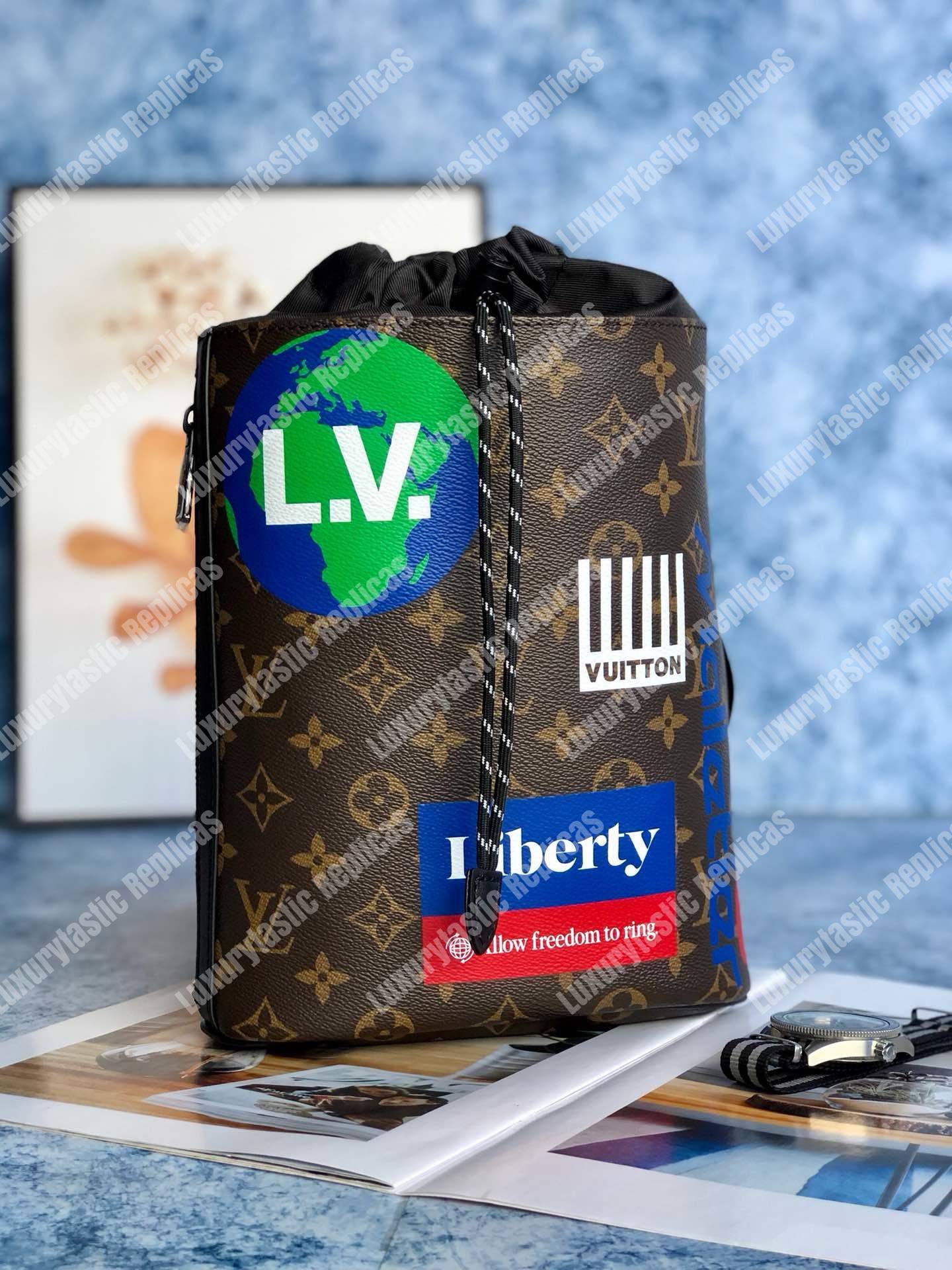 LV Chalk Sling Bag Monogram Marron