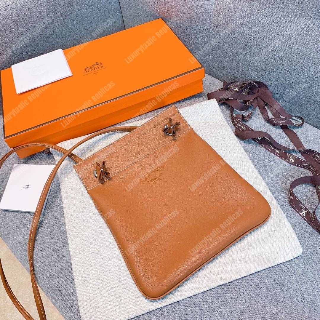 H**mes aline mini bag swift gold