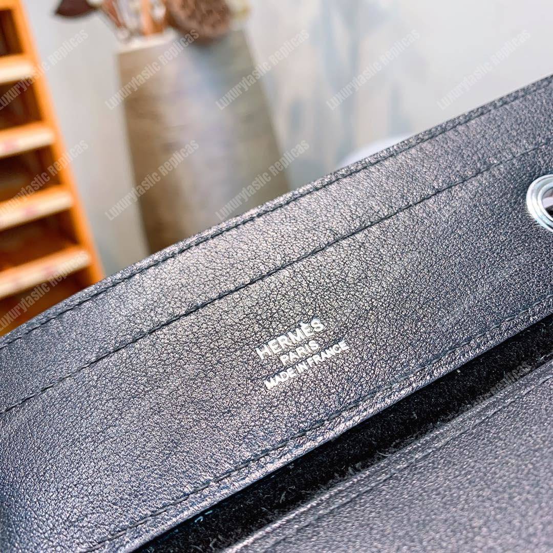 H**mes aline mini bag swift black