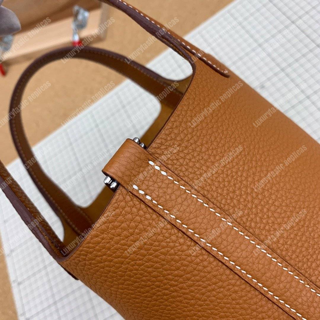 H**mes picotin 18 clemence gold palladium hardware