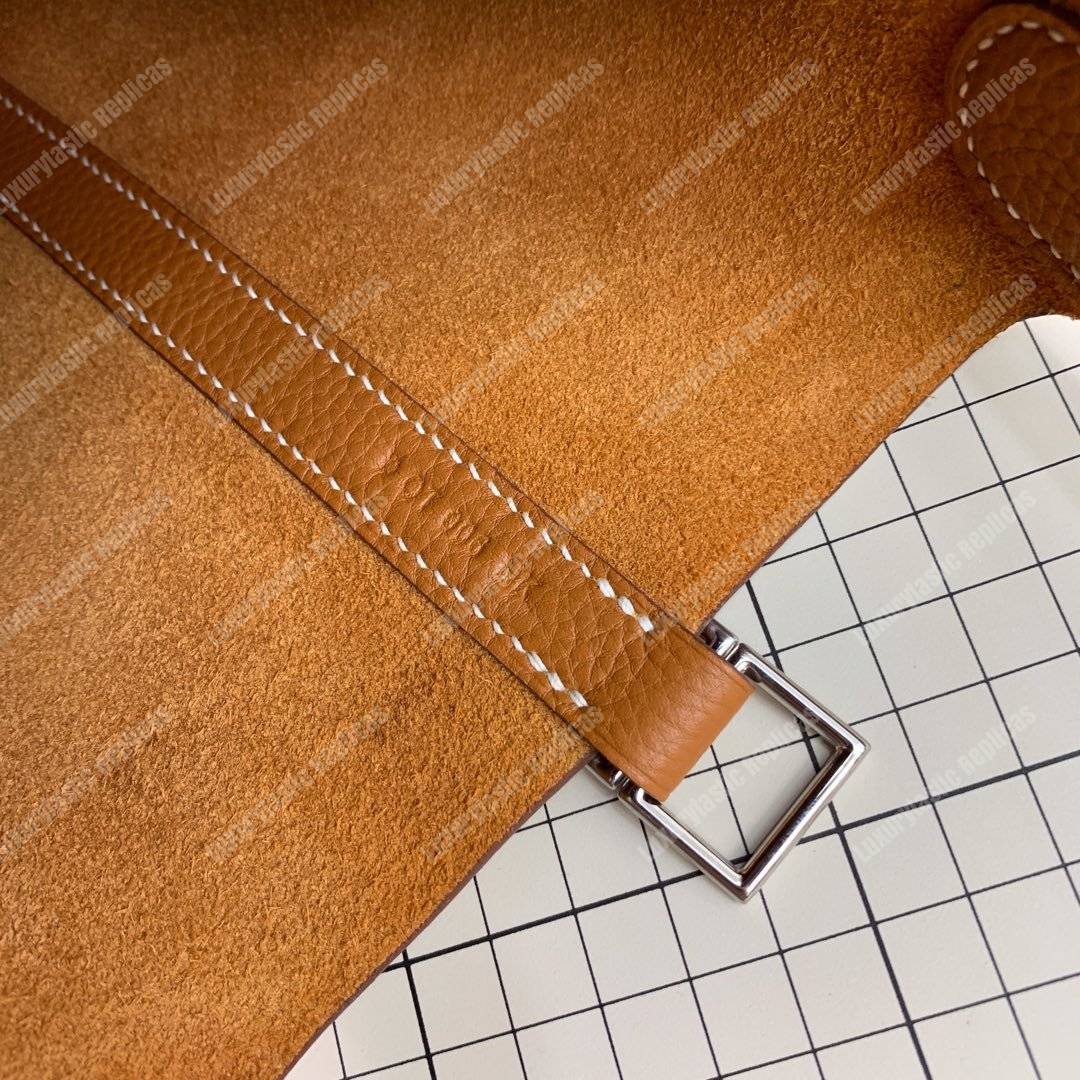 H**mes picotin 18 clemence gold palladium hardware