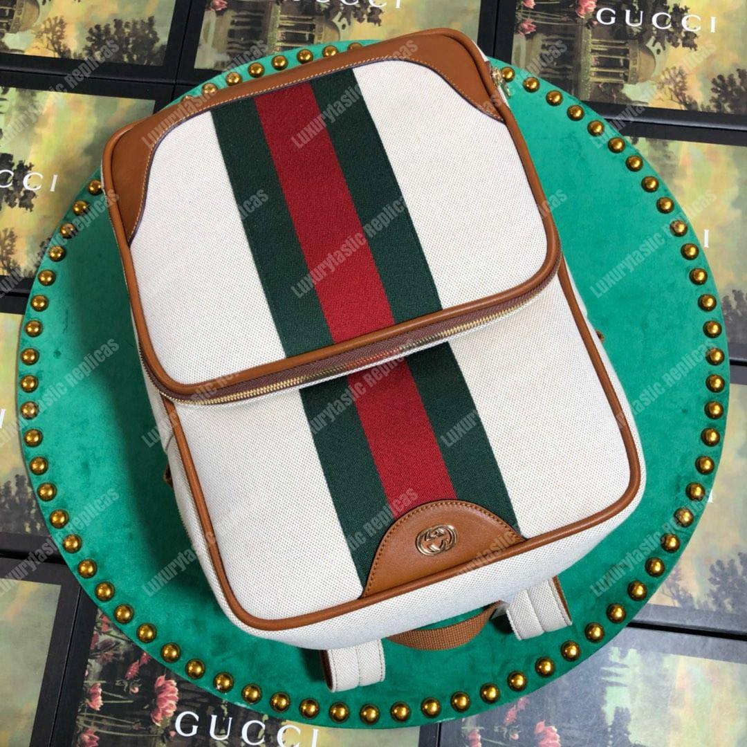 G*u*i vintage canvas backpack
