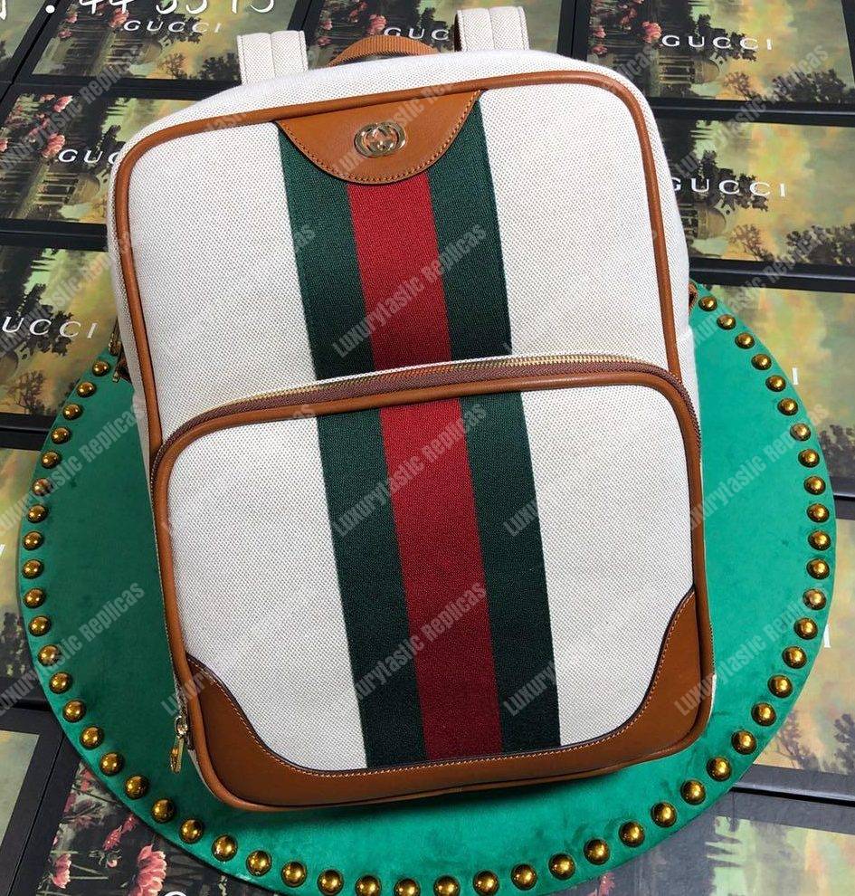 G*u*i vintage canvas backpack