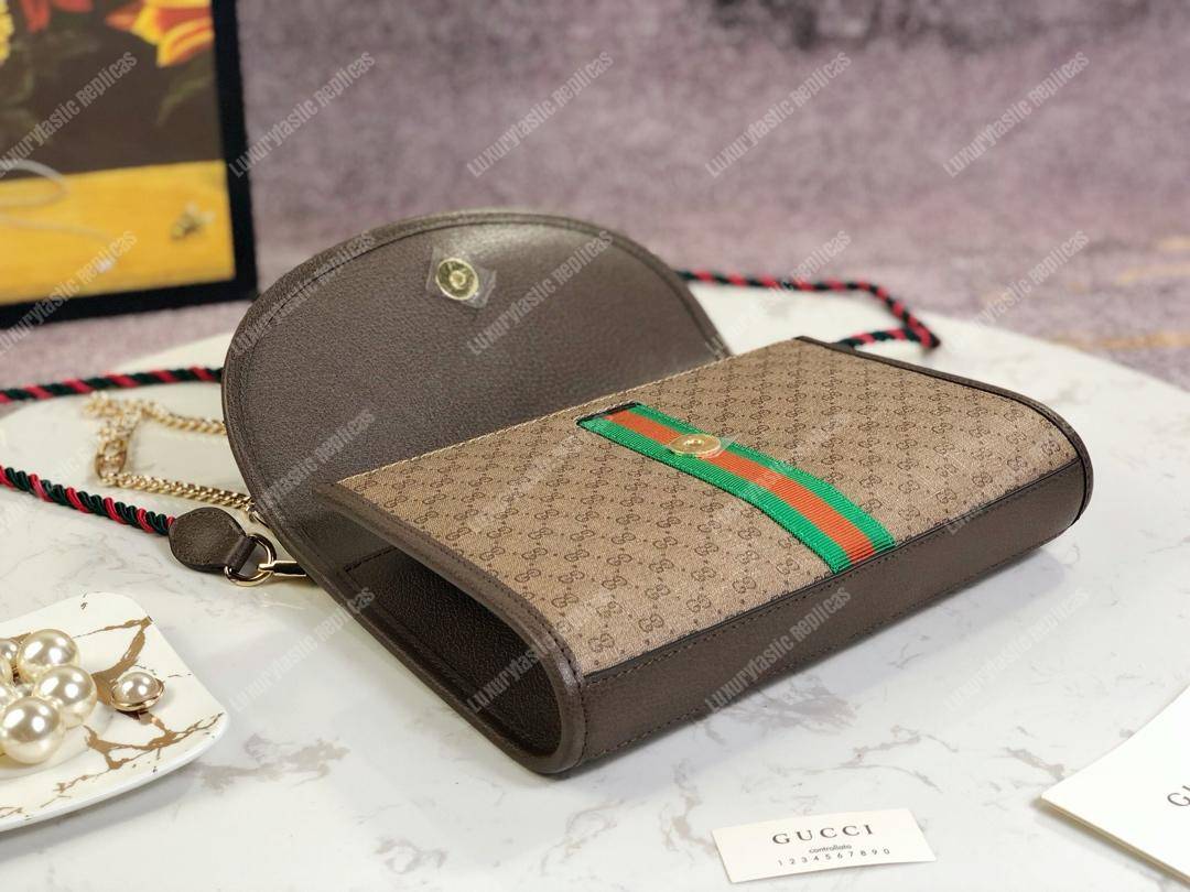 G*u*i mini gg sup*e canvas rajah gg small shoulder bag