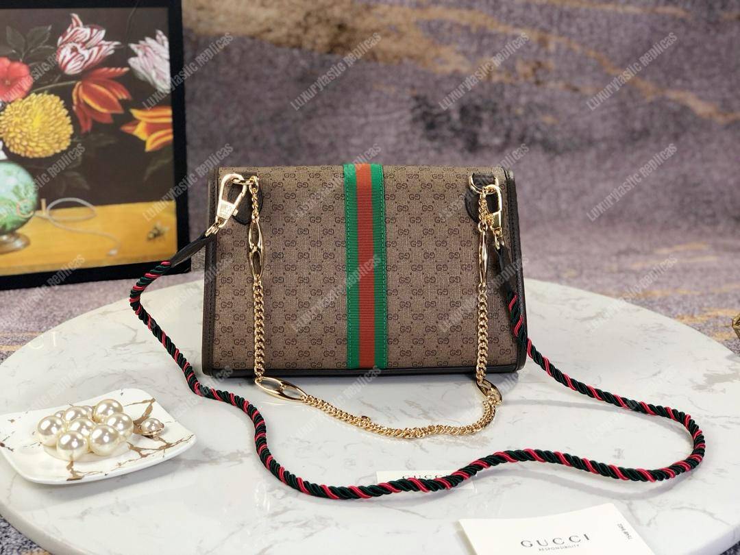 G*u*i mini gg sup*e canvas rajah gg small shoulder bag