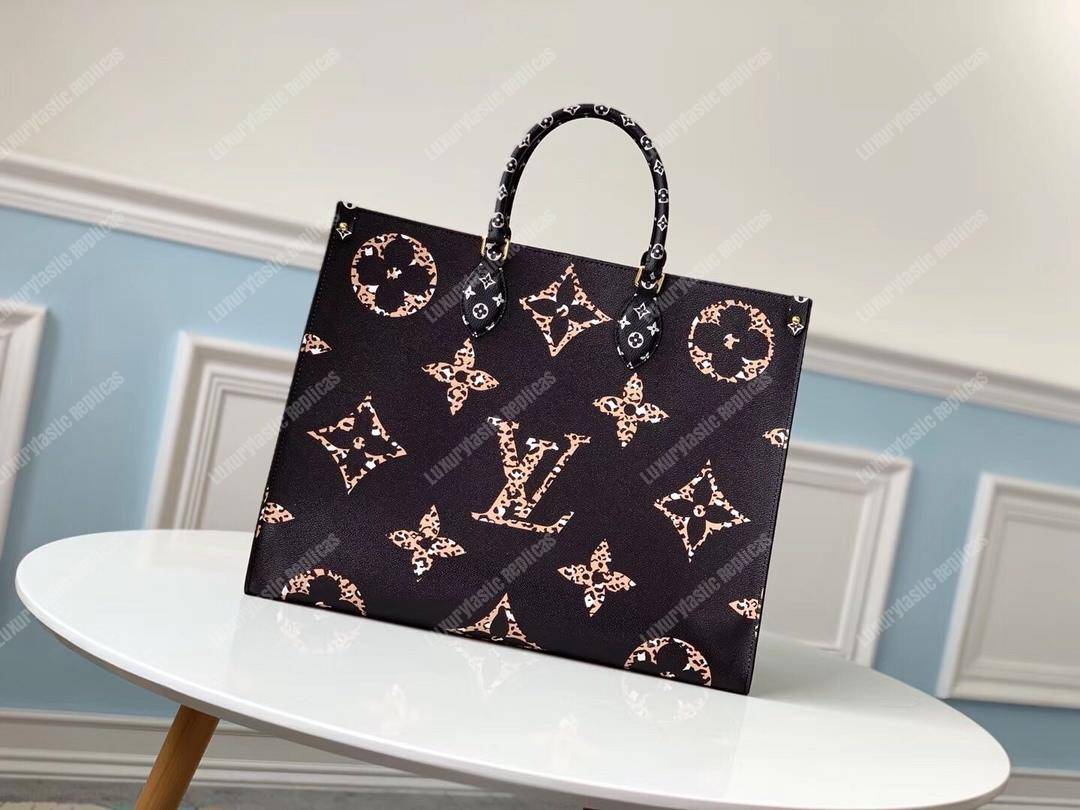 LV Onthego Monogram Black/White GM