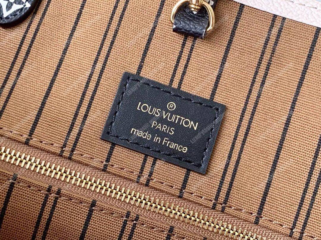 LV Onthego Monogram Black/White GM