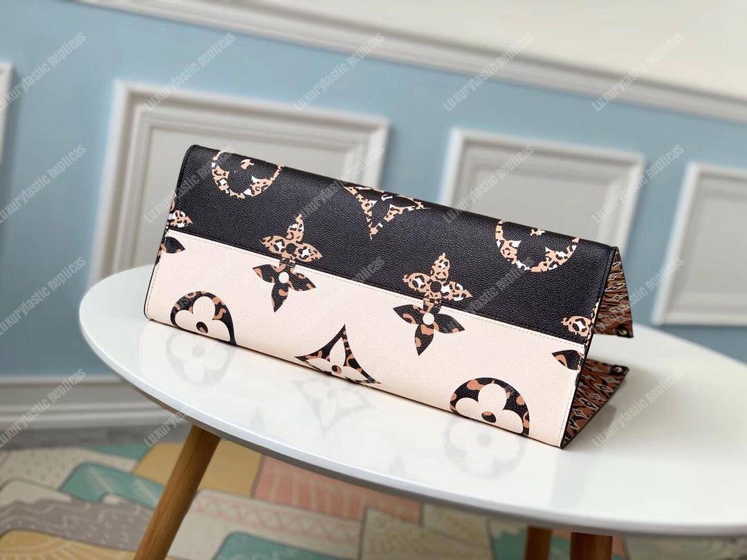 LV Onthego Monogram Black/White GM