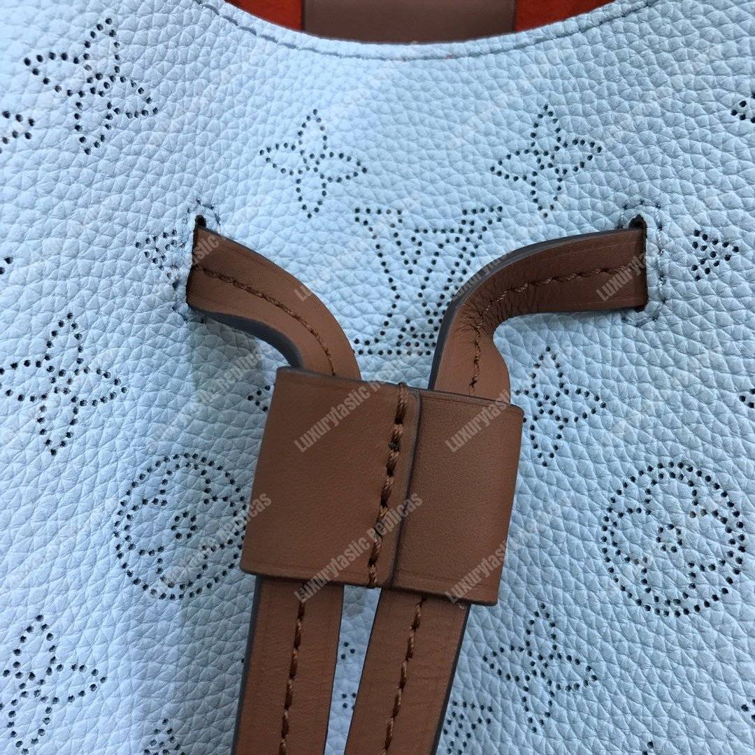 LV Girolata Handbag Mahina Bleu Horizon Pumpkin