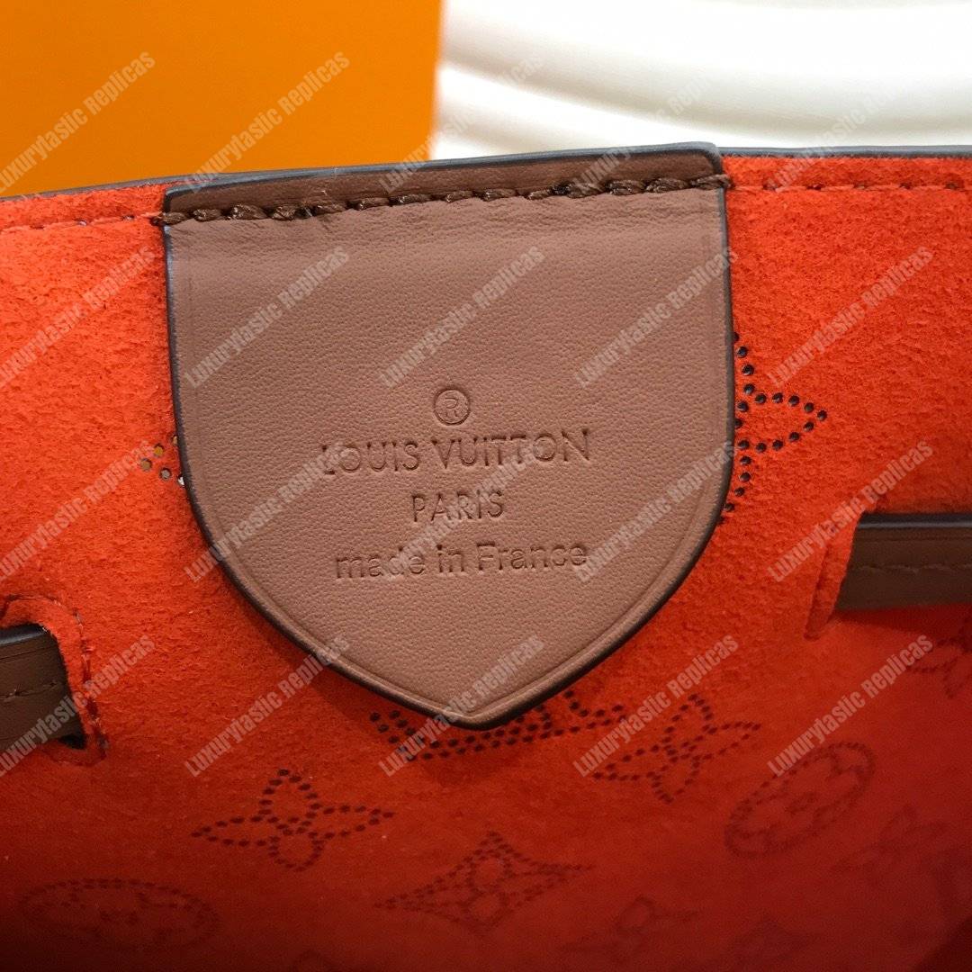 LV Girolata Handbag Mahina Bleu Horizon Pumpkin