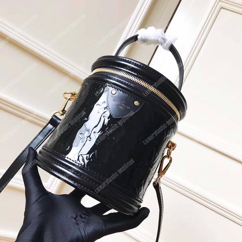 LV Cannes Monogram Vernis Noir