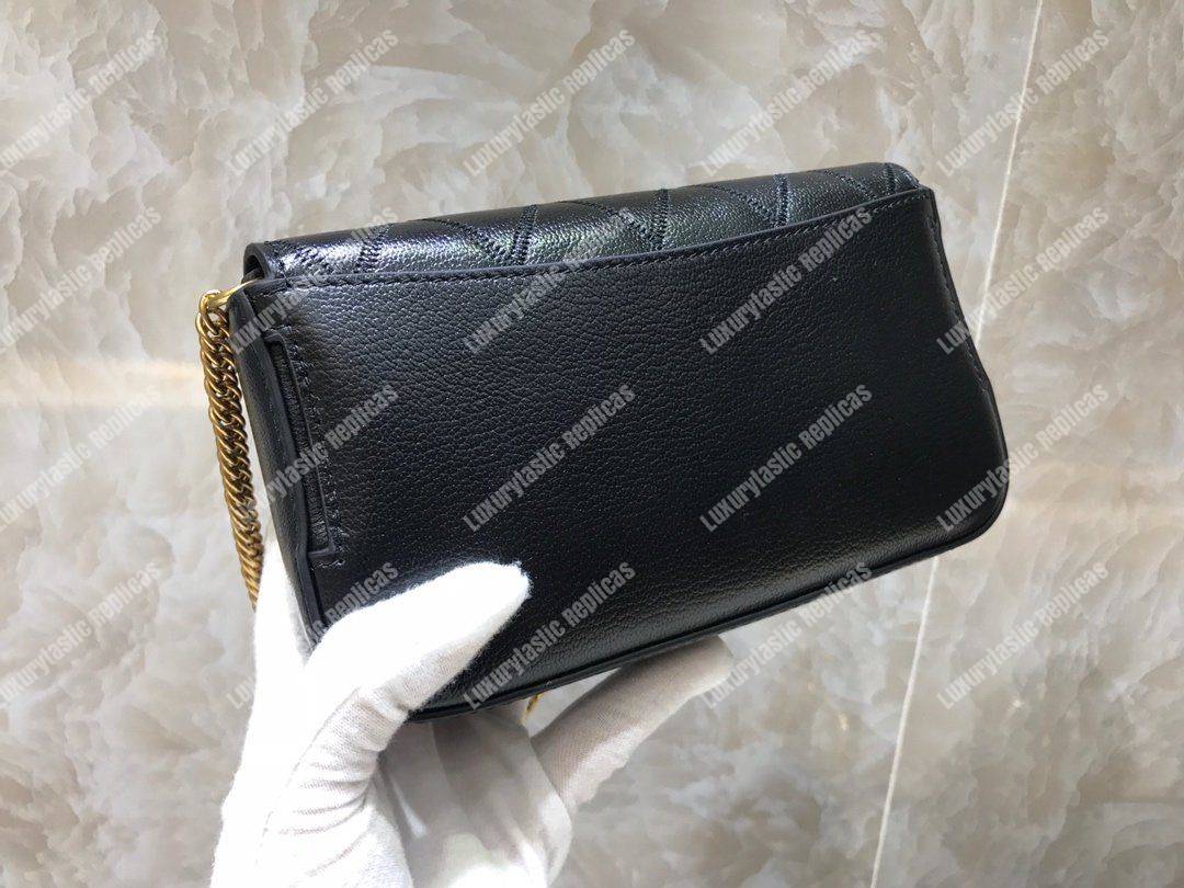 Givenchy Mini Pocket Bag In Diamond Quilted Leather Black