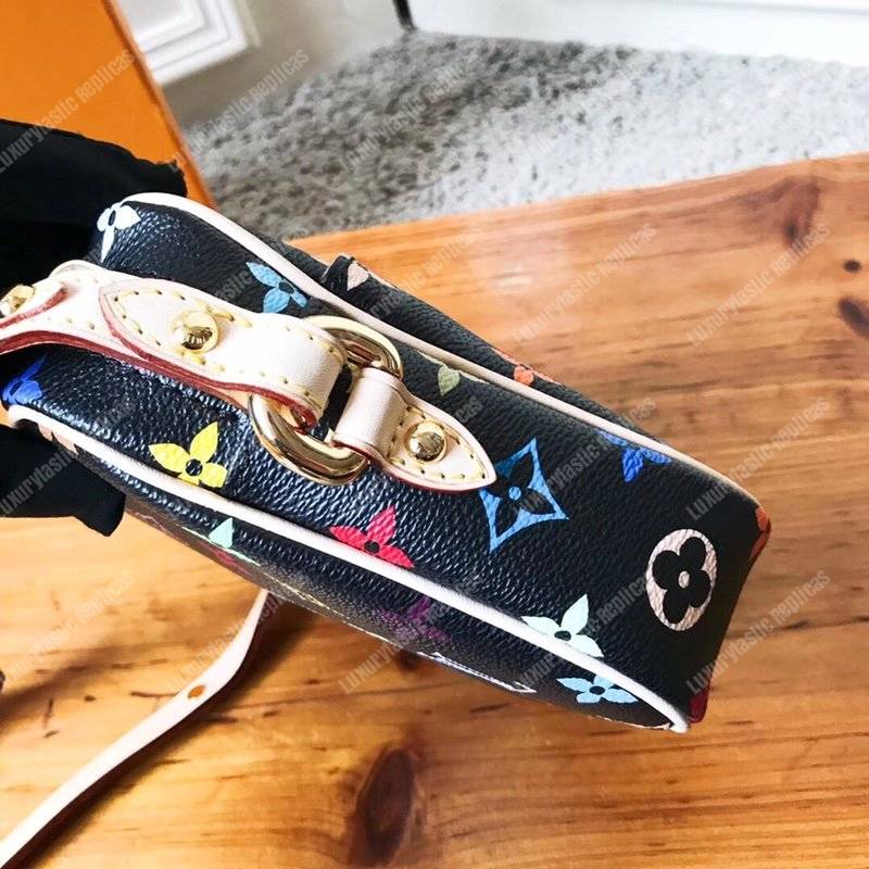 LV Rift Shoulder Bag Multicolor Rift Monogram Black