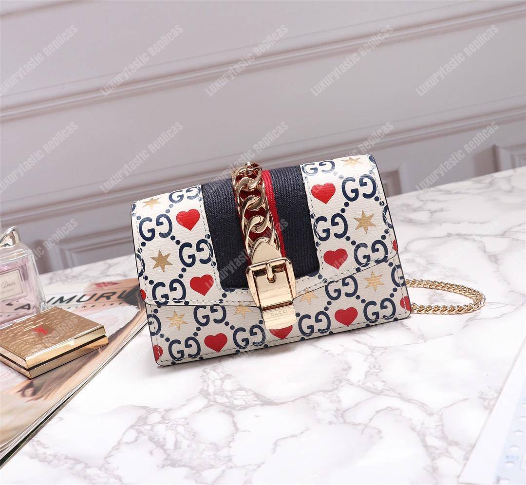G*u*i chinese valentine’s day sylvie super mini bag