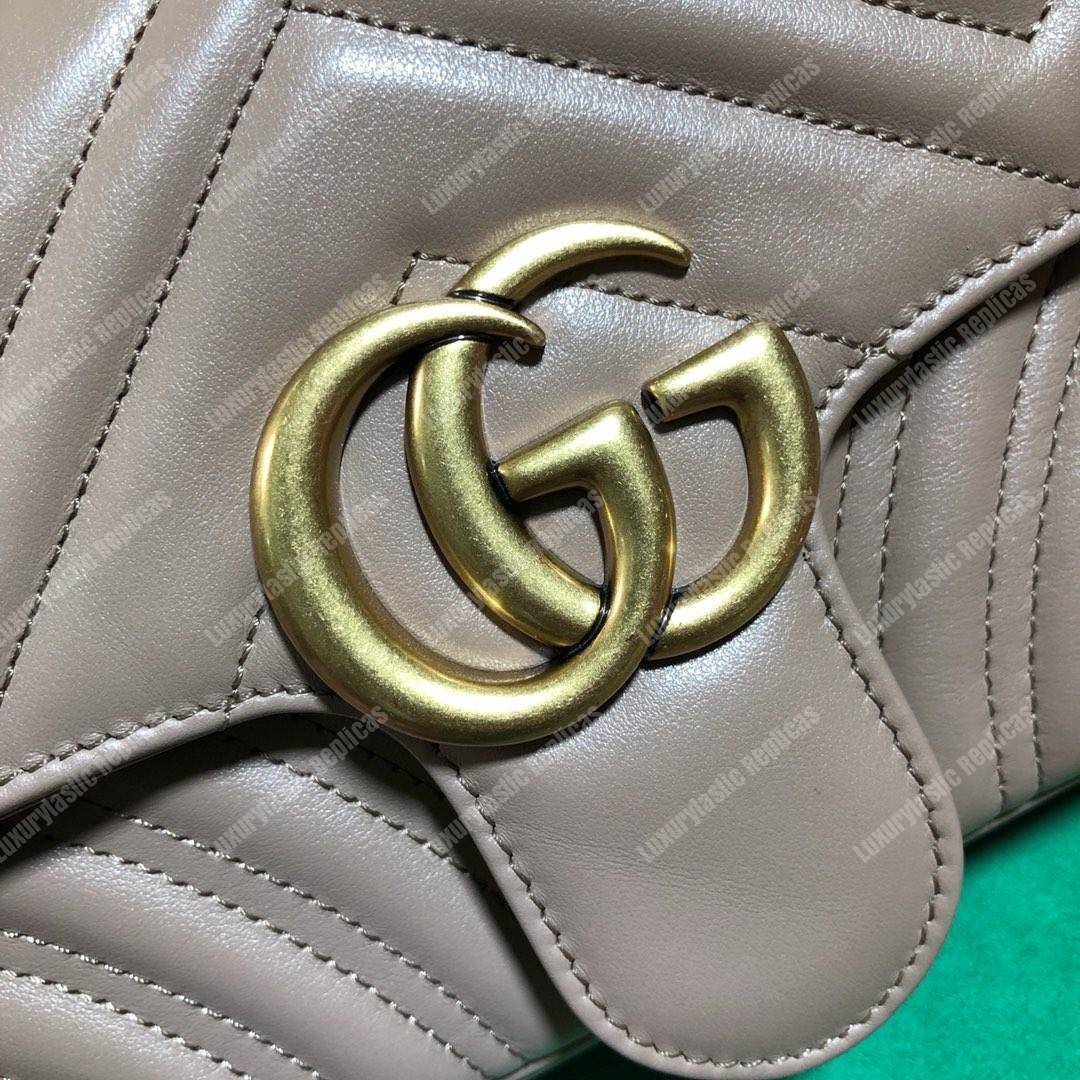 G*u*i gg marmont matelassé mini bag dusty pink