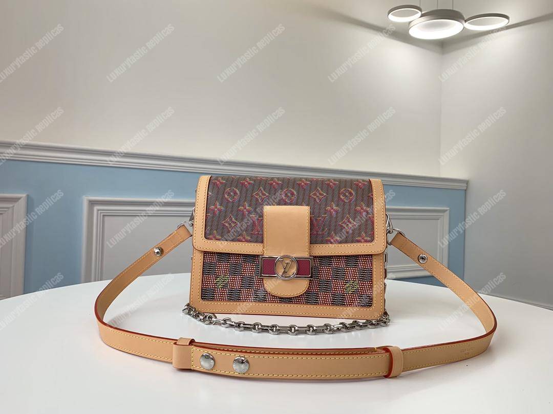 LV Dauphine MM Monogram Pink Handbag