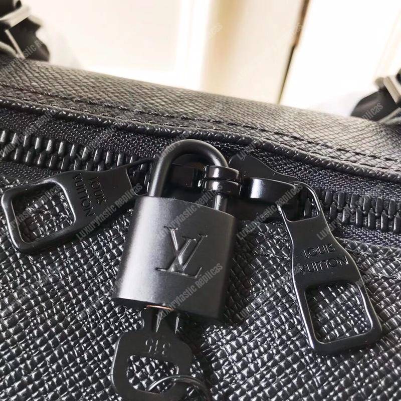 LV Abloh Keepall Bandouliere 50 Taiga Leather
