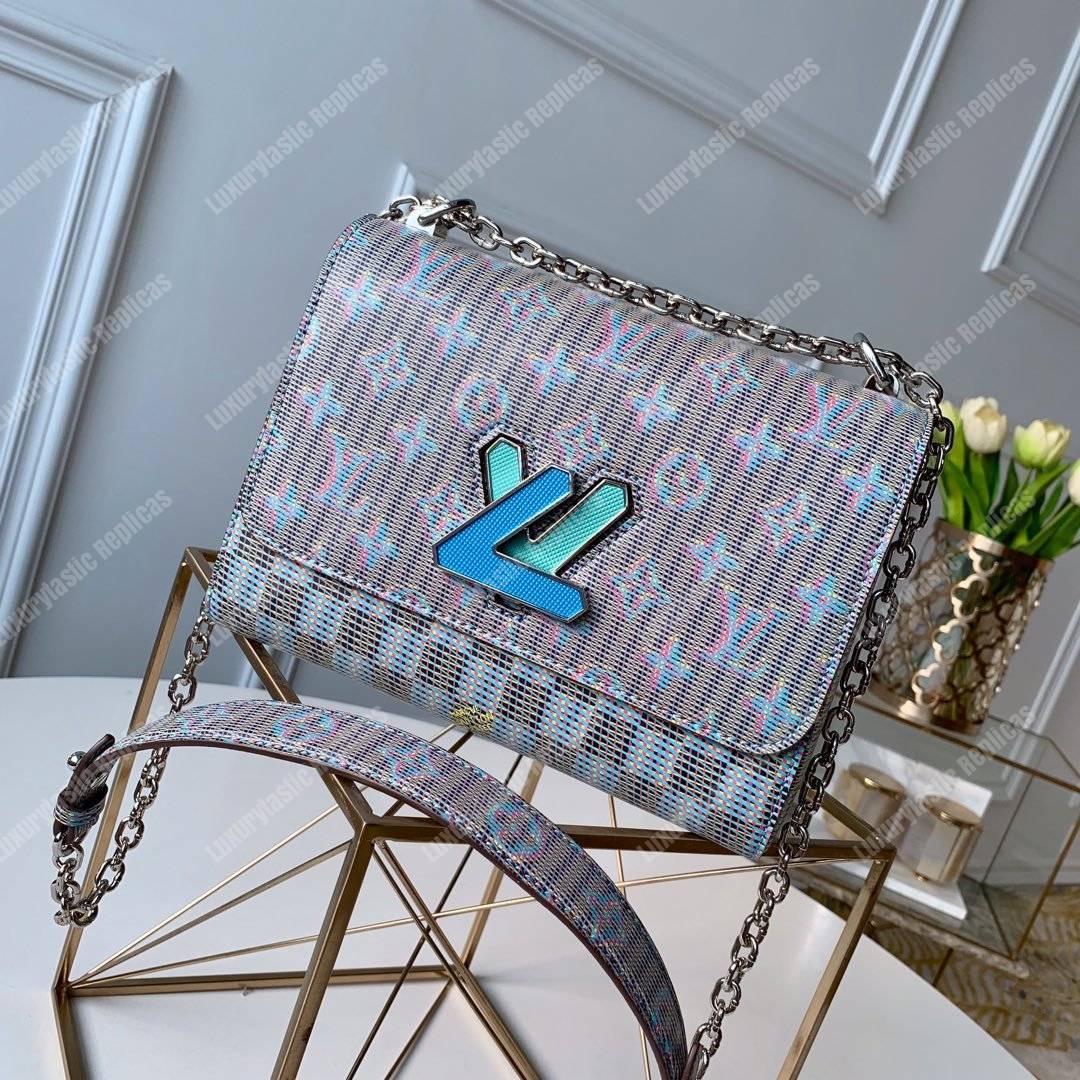 LV Twist MM Monogram LV Pop Blue