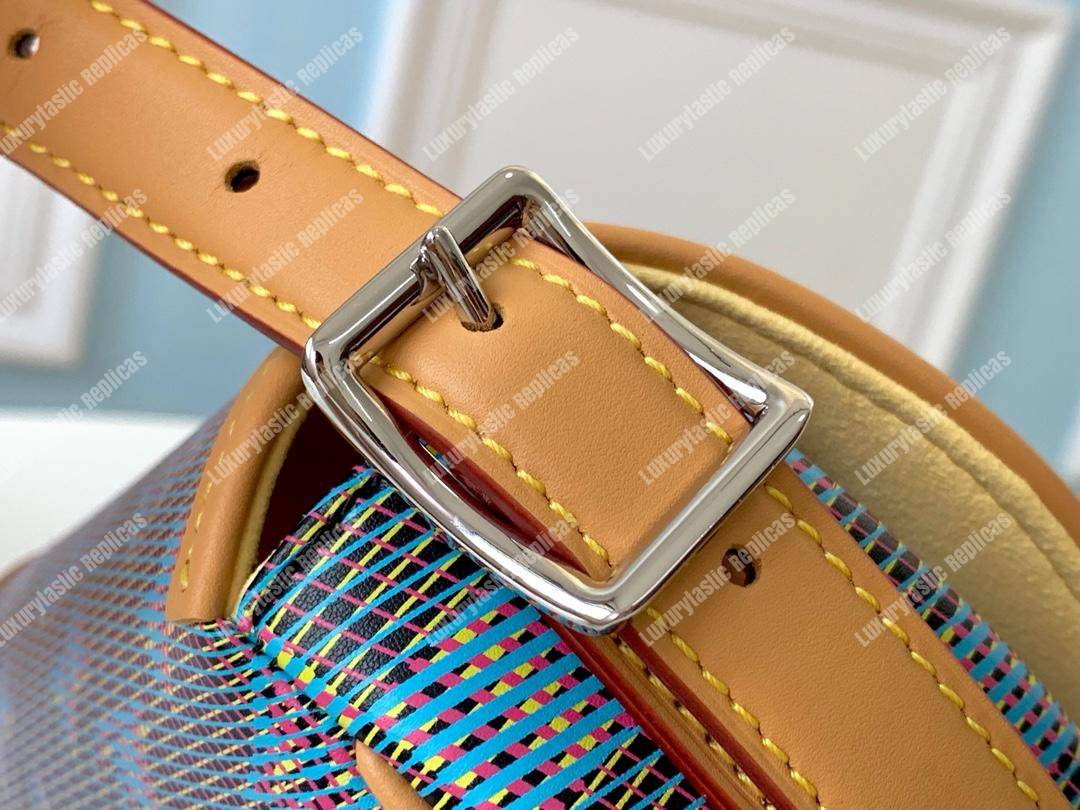 LV Tambourin Monogram LV Pop Print Blue