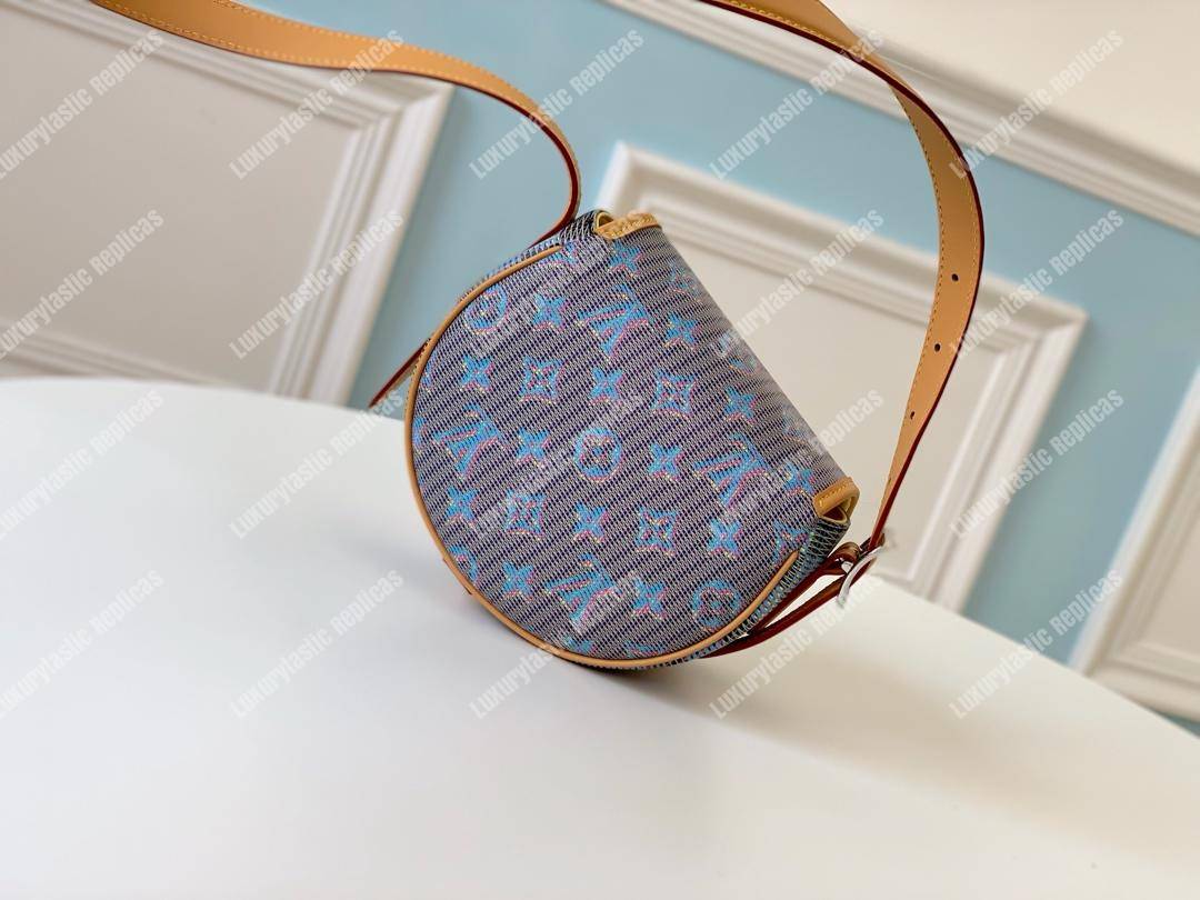 LV Tambourin Monogram LV Pop Print Blue
