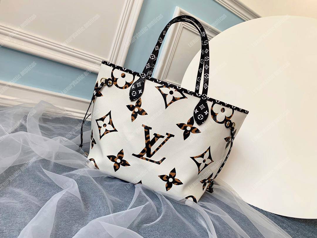 LV Neverfull MM Totes Monogram Ivoire