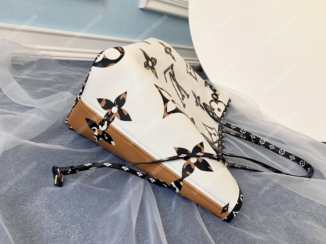 LV Neverfull MM Totes Monogram Ivoire