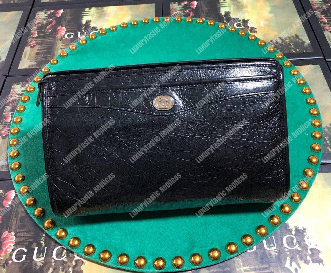 G*u*i pouch with interlocking g